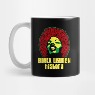 Black women history month pride black power culture gift Mug